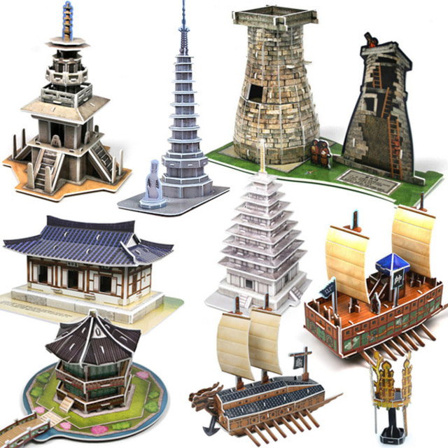3D 입체퍼즐 우리나라 문화유산 시리즈 15종 세트